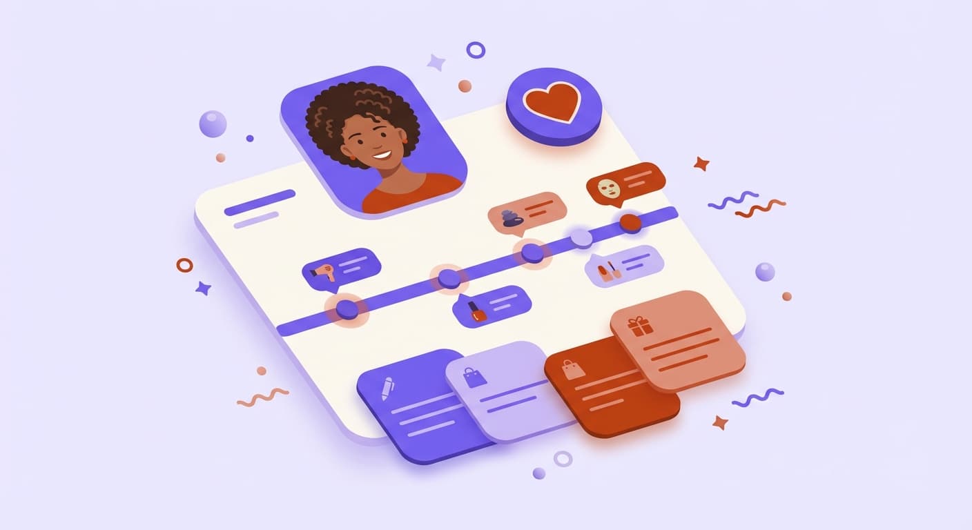 Illustration de gestion de fiches clients